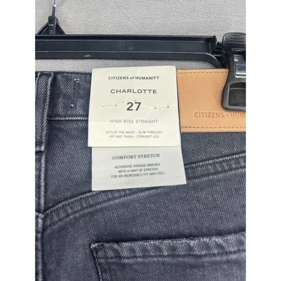 Citizens Of Humanity Charlotte High Rise Straight Jeans Size 27 in Happy Hour - Picture 7 of 13